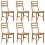 7 Piece Dining Set Solid Acacia Wood