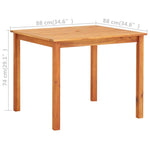 Garden Table / Solid Acacia Wood
