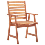 Outdoor Dining Chairs 3 pcs Solid Acacia Wood