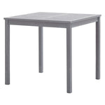 Garden Table Grey  Solid Acacia Wood
