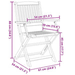 Comfortable Folding Outdoor Chairs 4 pcs Relaxing Seating Essentials