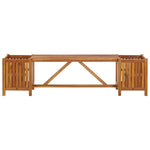 Acacia Wood Garden Bench Planters 150cm | HomeAndLiving