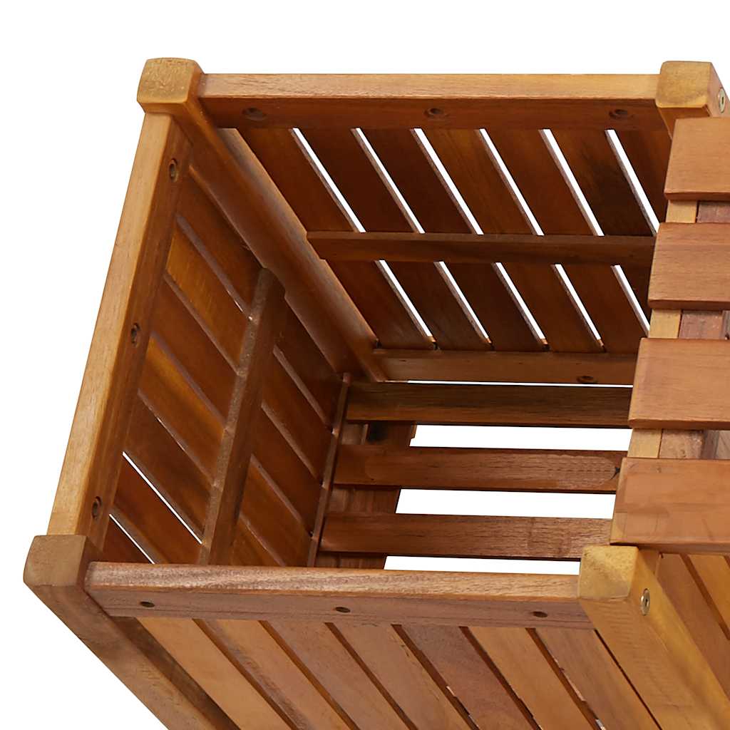 Acacia Wood Garden Bench Planters 150cm | HomeAndLiving
