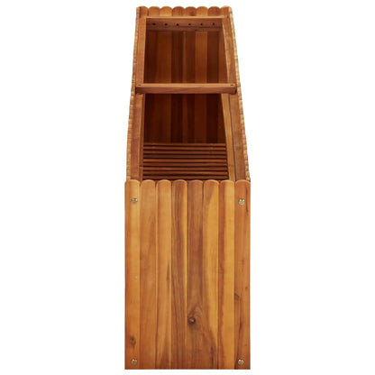 Garden Planter Solid Acacia Wood - 150×30×50cm
