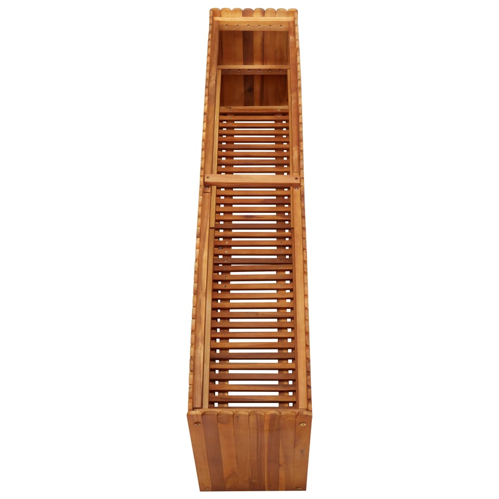 Garden Planter Solid Acacia Wood - 150×30×50cm