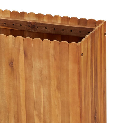 Garden Planter Solid Acacia Wood - 150×30×50cm