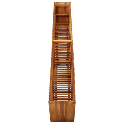 Garden Planter Solid Acacia Wood - 200×30×50cm