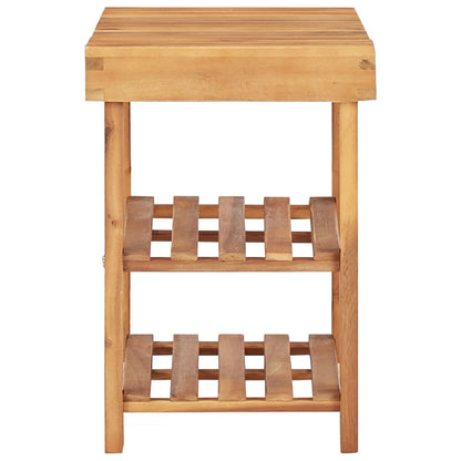 Shoe Rack - Solid Acacia Wood