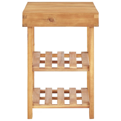 Shoe Rack Solid Acacia Wood