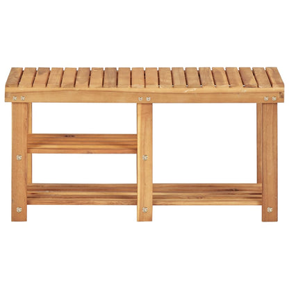Shoe Rack Solid Acacia Wood - 90×32×46cm