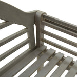 Garden Bench Grey Wash 135 cm Solid Acacia Wood