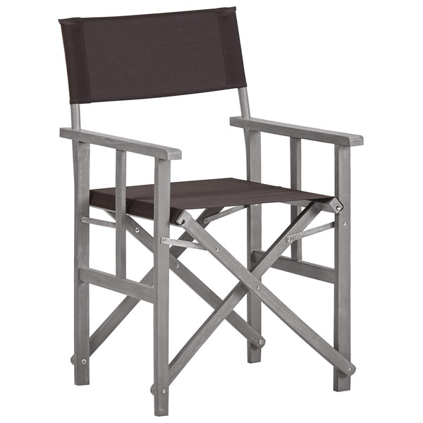  Director's Chairs Solid Acacia Wood