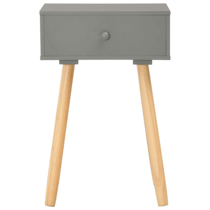 Bedside Tables 2 pcs Grey