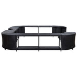 Square Spa Surround Poly Rattan Steps | HomeAndLiving
