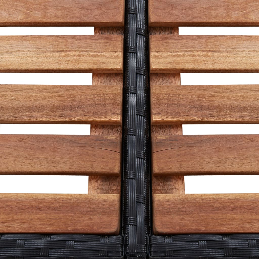 Square Spa Surround Poly Rattan Steps | HomeAndLiving