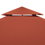 2-Tier Gazebo  Top Cover Terracotta