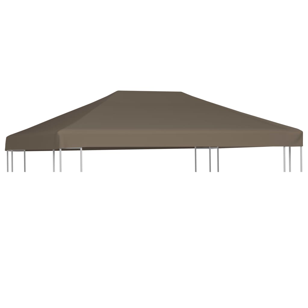 Gazebo Top Cover Taupe - 3×3m