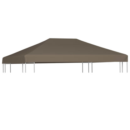 Gazebo Top Cover Taupe - 3×3m