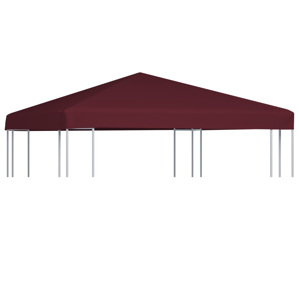 Gazebo Top Cover Bordeaux - 3×3m