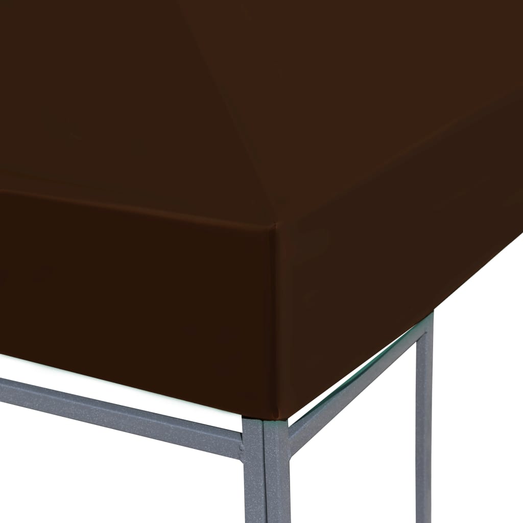 Gazebo Top Cover Brown - 3×3m