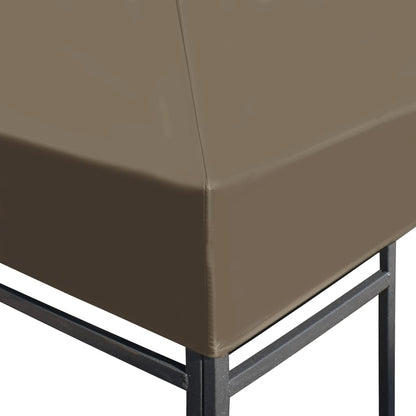 Gazebo Top Cover Taupe - 3×4m