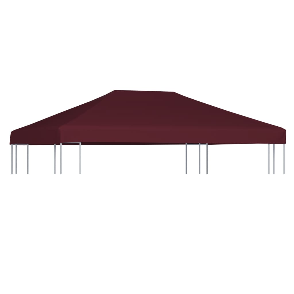 Gazebo Top Cover Bordeaux - 3×4m