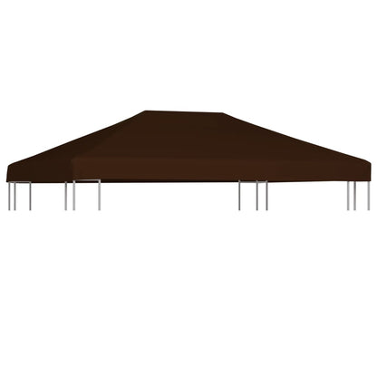 Gazebo Top Cover Brown - 3×4m