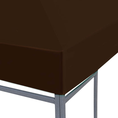 Gazebo Top Cover Brown - 3×4m