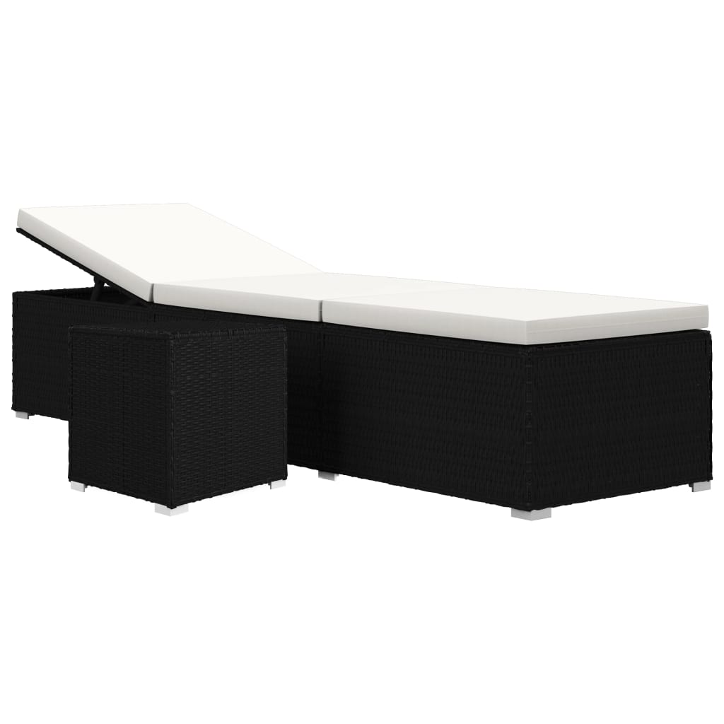 Versatile Sun Lounger with Cushion and Garden Gathering Outdoor Living 