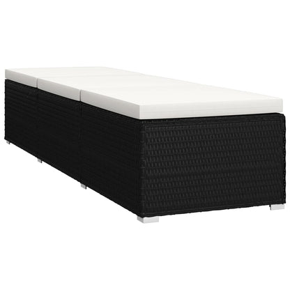Versatile Sun Lounger with Cushion and Garden Gathering Outdoor Living 