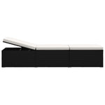 Versatile Sun Lounger with Cushion and Garden Gathering Outdoor Living