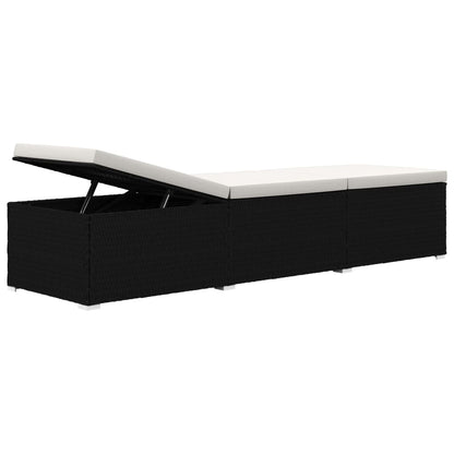 Versatile Sun Lounger with Cushion and Garden Gathering Outdoor Living 