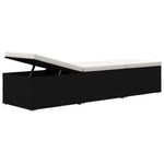 Versatile Sun Lounger with Cushion and Garden Gathering Outdoor Living