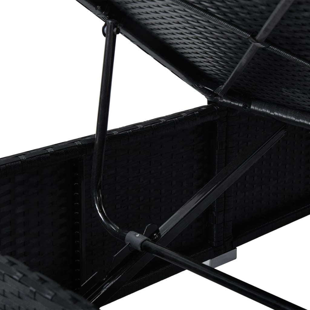 Versatile Sun Lounger with Cushion and Garden Gathering Outdoor Living 