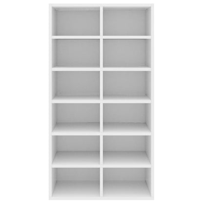 Shoe Rack White Chipboard