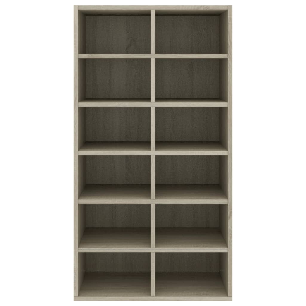 Shoe Rack Sonoma Oak Chipboard