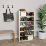 Shoe Rack Sonoma Oak Chipboard