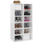 Shoe Rack High Gloss White  Chipboard