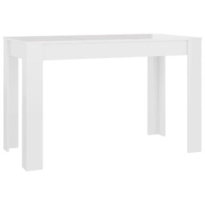 Dining Table High Gloss White - Chipboard
