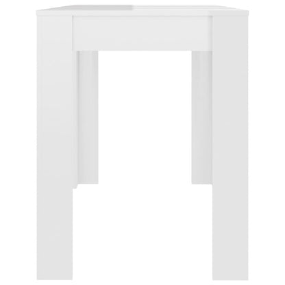 Dining Table High Gloss White - Chipboard