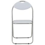Folding Dining Chairs 4 pcs White