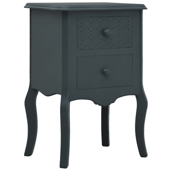  Bedside Cabinet Grey