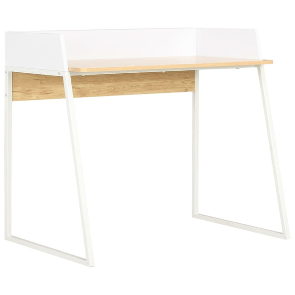  Desk White and Oak