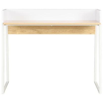Desk White and Oak