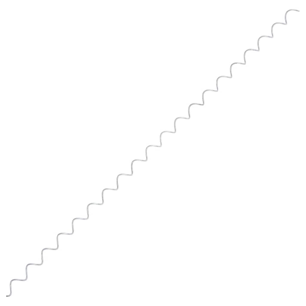 Gabion Spirals 24pc Galvanised Steel 100cm | HomeAndLiving