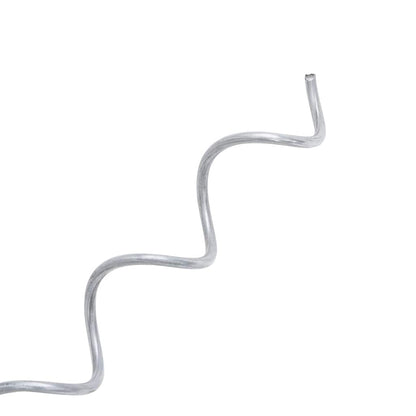 Gabion Spirals 24pc Galvanised Steel 100cm | HomeAndLiving