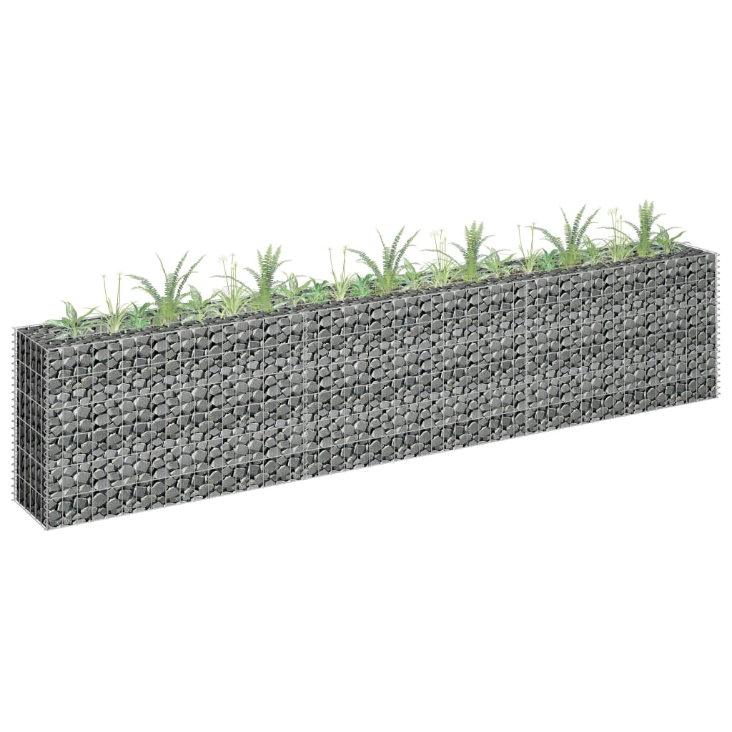 Gabion Raised Bed (Sliver)