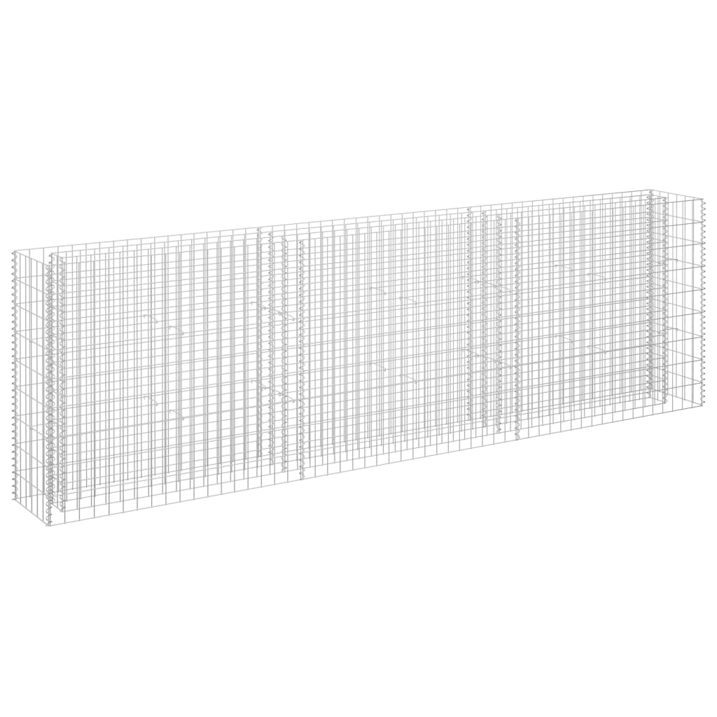 Gabion Raised Bed--Silver