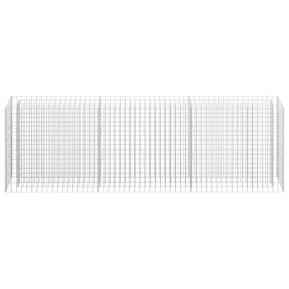 Gabion Raised Bed--Silver