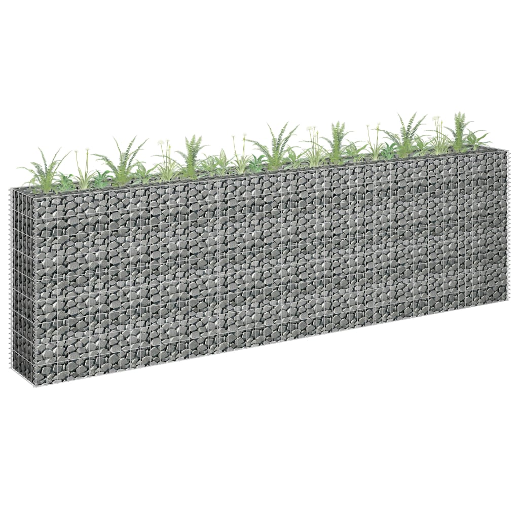 Gabion Raised Bed--Silver